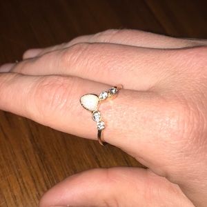 14kt yellow gold plated ring new!! Sz 8.5